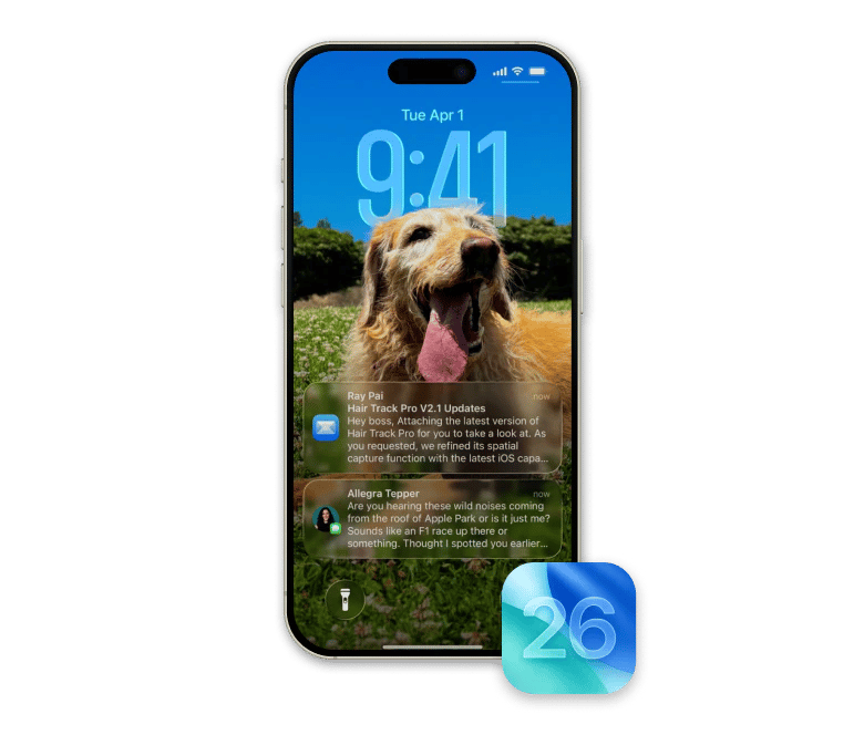 iOS 26 overview on iPhone
